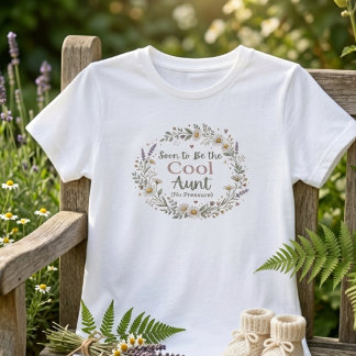 Binnenkort Tante Floral Zus Reveal Cadeau T-shirt
