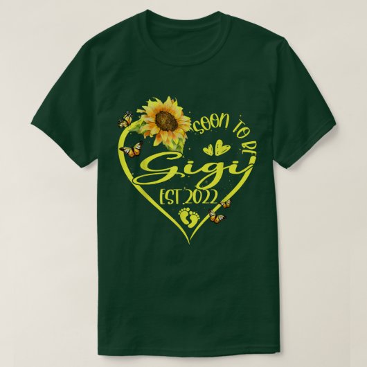 Binnenkort te Gigi EST 2022 Zonnebloem T-shirt (Design voorkant)