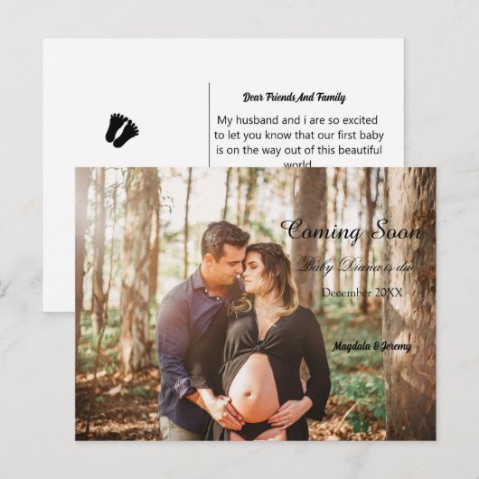 binnenkort te ontvangen aankondiging van aangepast (Voorkant / Achterkant)