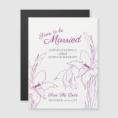 Binnenkort te trouwen gladioli bruiloft opslaan va (Voorkant / Achterkant)