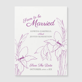 Binnenkort te trouwen gladioli bruiloft opslaan va