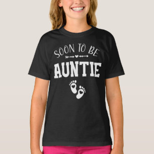 Binnenkort te worden tante gepromoveerd tot tante t-shirt