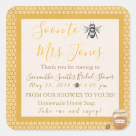 Binnenkort te worden - Wedding Favor Labels