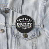 Binnenkort te zijn Daddy 2024 laden ronde Ronde Button 7,6 Cm (In situ)