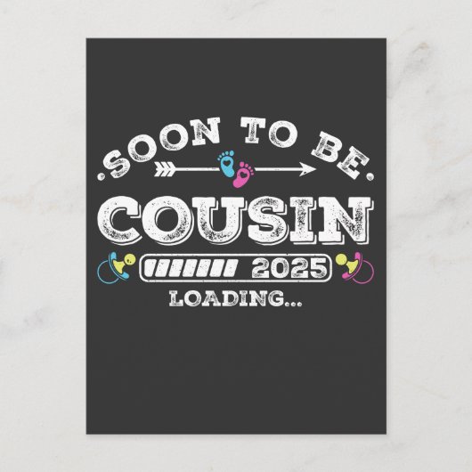 Binnenkort te zijn neef 2025 Laden Briefkaart (Voorkant)