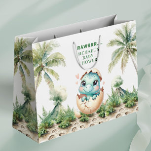 Binnenkort Uit het Ei Dinobaby Borrelcadeautas Groot Cadeauzakje