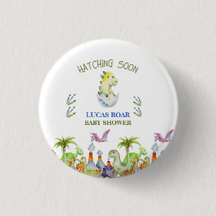 Binnenkort uitbroeden brul baby shower ronde button 3,2 cm