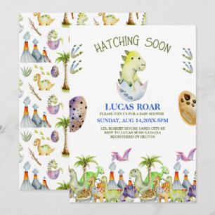 Binnenkort uitbroeden brul baby shower uitnodiging