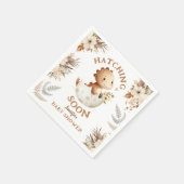 Binnenkort uitkomen! Boho Neutral Dinosaur-Baby sh Servet (Hoek)