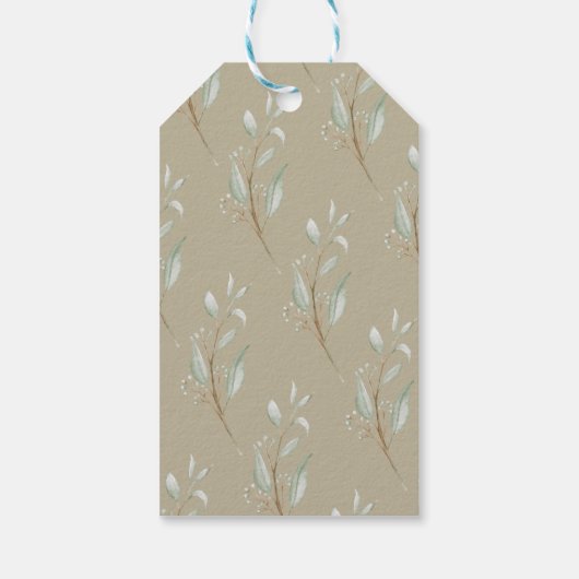 Binnenkort uitkomen vogellente baby shower gunst cadeaulabel (Achterkant)