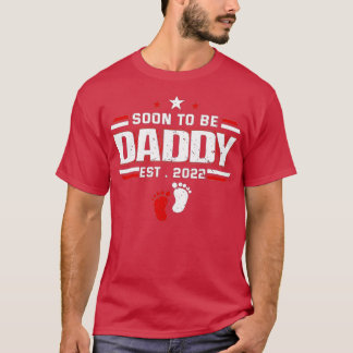 Binnenkort vader 2022 vaders dag voor het eerst pa t-shirt