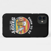 Binnenkort Vader 2025 Eerste Keer Vader 2025 Retro Case-Mate iPhone Case (Achterkant (horizontaal))