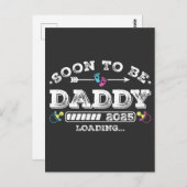 Binnenkort vader 2025 Laden Briefkaart (Voorkant / Achterkant)