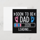 Binnenkort vader 2026 Zwangerschapsaankondiging la Kaart (Voorkant / Achterkant)