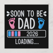 Binnenkort vader 2026 Zwangerschapsaankondiging la Kaart (Voorkant)