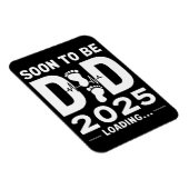 Binnenkort Vader Est 2025 Nieuw Vaderschap Magneet (Rechterzijde)