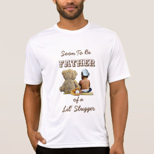 Binnenkort vader van een Lil' Slugger & Teddy Bear T-shirt