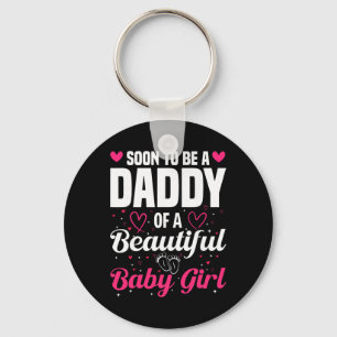 Binnenkort vader van een mooie baby meisje Nieuwe  Sleutelhanger
