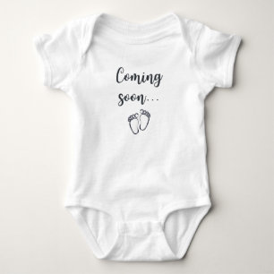 Binnenkort verkrijgbaar. Baby Zwangerschap Aankond Romper