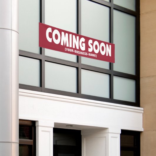 Binnenkort verkrijgbaar Banner voor startsein voor (Buitenkant Gebouw)