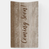 Binnenkort verkrijgbaar banner Wooden (Verticaal)