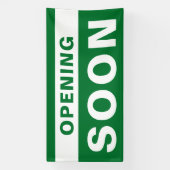 Binnenkort verkrijgbaar Groen wit, groot, buitensh Spandoek (Verticaal)