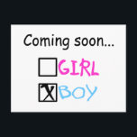 Binnenkort verkrijgbaar... (Jongen) Briefkaart<br><div class="desc">Binnenkort verkrijgbaar... (Jongen)</div>