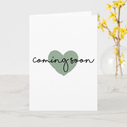 Binnenkort verkrijgbaar kaart (Gele Bloem)