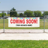 Binnenkort verkrijgbaar kleurrijke vlaggen spandoek (Insitu)