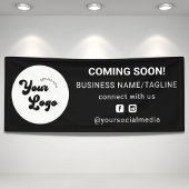 Binnenkort verkrijgbaar Minimale B voor sociale me Spandoek