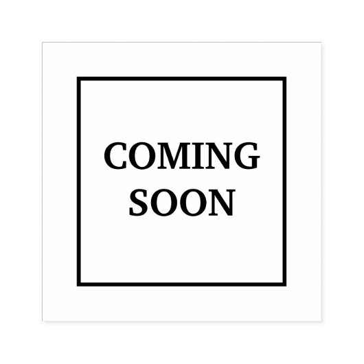 Binnenkort verkrijgbaar rubberstempel (Afrduk)