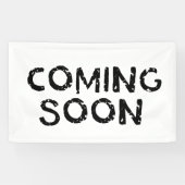 Binnenkort verkrijgbaar spandoek (Horizontaal)