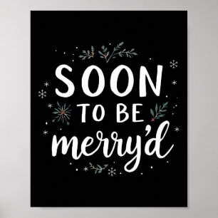 Binnenkort Verloving Kerst Koppel Matchi Poster