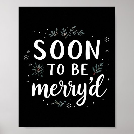 Binnenkort Verloving Kerst Koppel Matchi Poster (Voorkant)