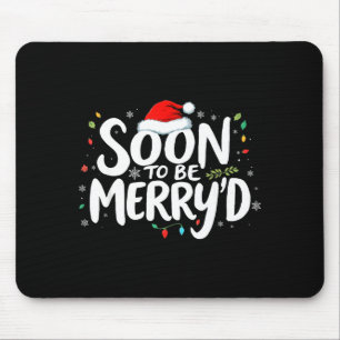 Binnenkort Verloving Kerst Verloofde Kerstman Muismat