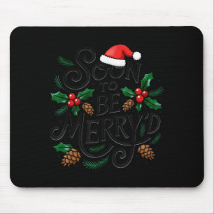 Binnenkort Verloving Kerst Verloofde Kerstman  Muismat