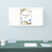 Binnenkort vervagen 1,6 x 3 vinylbanner spandoek (Beurs)