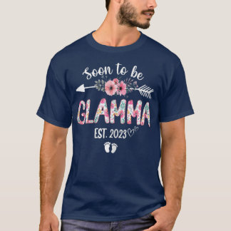 Binnenkort voor Glamma Est 2023 Zwangerschap T-shirt