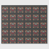 Binnenkort Vrolijk Getrouwd Grappige Kerst Koppels Cadeaupapier (Vlak)