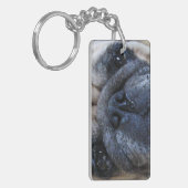 Binnenkort weer goed met ick Pug Dog Sleutelhanger (Voorkant Links)