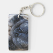 Binnenkort weer goed met ick Pug Dog Sleutelhanger (achterkant)