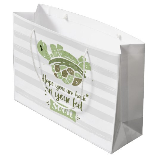 Binnenkort weer goed met schildpadschilders groot cadeauzakje (Achterkant Gekanteld)