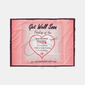 Binnenkort weer goed nieuws, hè? fleece deken (Voorkant (Horizontaal))