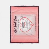 Binnenkort weer goed nieuws, hè? fleece deken (Voorkant)