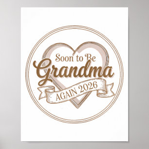 Binnenkort weer oma in 2026 zwangerschap aan het l poster