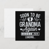 Binnenkort weer oma in 2026 zwangerschap laden kaart (Voorkant / Achterkant)