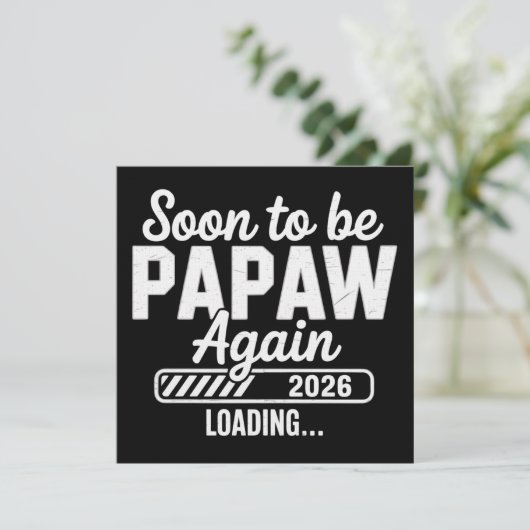 Binnenkort weer opa, geschat 2026 Toekomstige nieu Kaart (Staand voorkant)