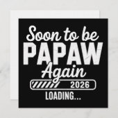 Binnenkort weer opa, geschat 2026 Toekomstige nieu Kaart (Voorkant / Achterkant)