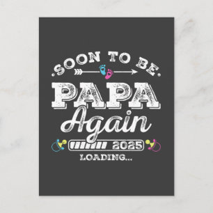 Binnenkort weer papa 2025 Laden Briefkaart