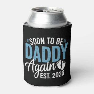 Binnenkort weer papa Est 2026 papa baby aankondigi Blikjeskoeler